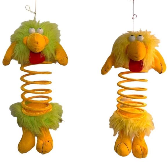 Vintage SKM Enterprises Silly Spring Plush Toy Monster Bundle - Picture 2 of 2